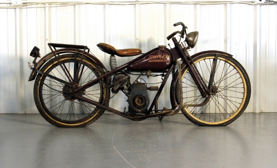 1950s Simplex Automatic Motorcycle