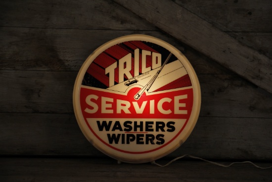 Trico Service Automobile Wiper Lighted Sign