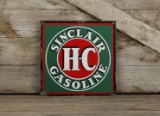 Vintage Original H-C Sinclair Truck Door Porcelain Sign