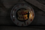 Drink Vess Cola Telechron Advertising Clock