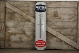Prestone Anti-Freeze Porcelain Thermometer Advertising Sign