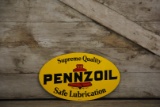 Pennzoil Safe Lubrication Double-Sided Sign