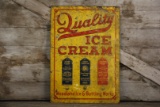 Quality Ice Cream Tin Sign