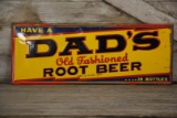 Dad's Root Beer Embossed Tin Sign