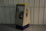 Seloil Blue Sunoco Oil Display Cabinet w/Cans