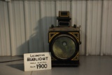 Circa 1900 Early Electric Locomotive Train Headlight