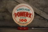 Sinclair Power-X Over 100 Octane Gas Pump Globe