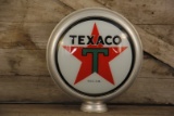 Texaco Aluminum Frame Glass Gas Pump Globe