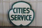 Cities Service Double-Sided Porcelain Sign - 47