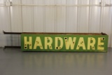 Hardware Store Neon Double-Sided Porcelain Can Sign