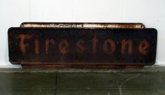 Vintage Firestone Tires Metal Sign