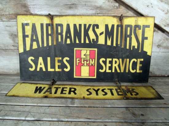 Fairbanks Morse Sales DS Service Metal Sign