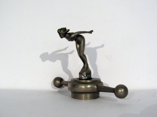 Vintage Nude Lady Hood Ornament