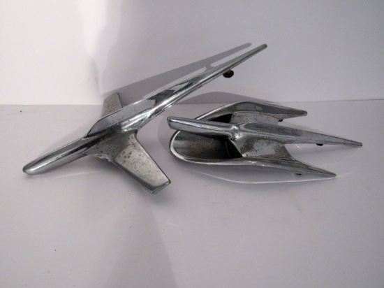 2 1950's Ford Hood Ornaments
