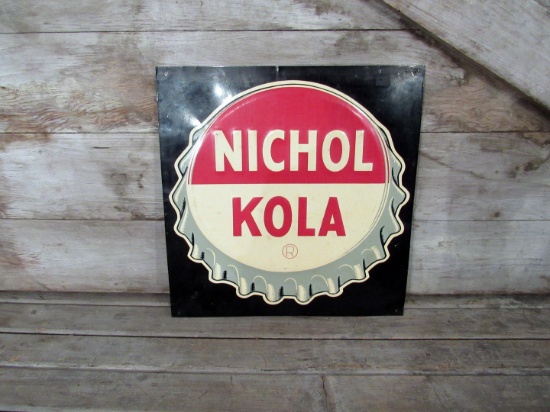 Vintage Nichol Kola Tin Sign