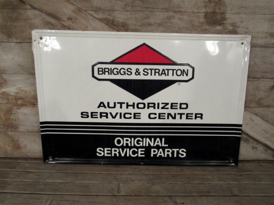 Briggs & Stratton Service Center and Parts Metal Sign