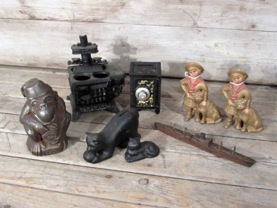 Reproduction Cast Iron Toy Lot