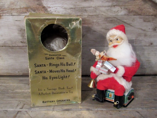 Vintage Battery Operated Santa Clause