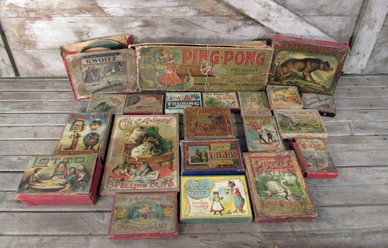Vintage Card Games, Puzzles and Ping Pong