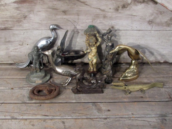 Vintage Metal/Brass Animals and People Figures