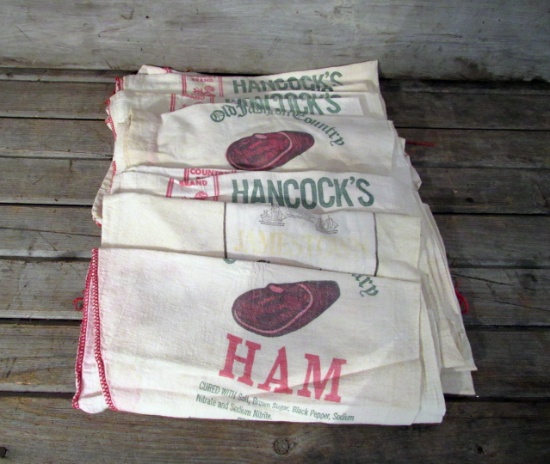 Vintage Cloth Hancock's Ham Bags