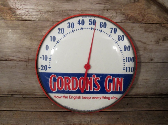 Vintage Gordon Gin Thermometer