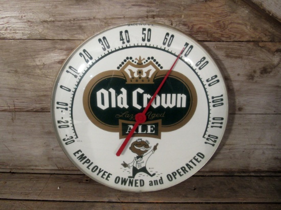 Vintage Old Crown Ale Thermometer