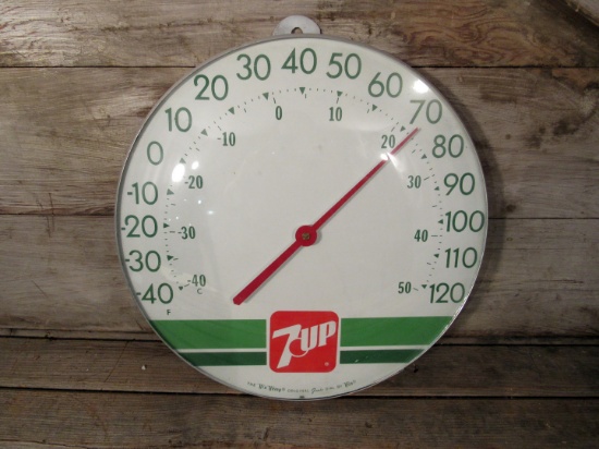 Vintage 7 UP Thermometer