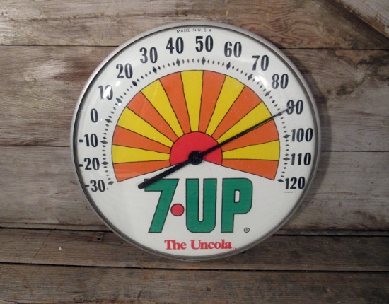 Vintage 7 UP the Uncola Thermometer