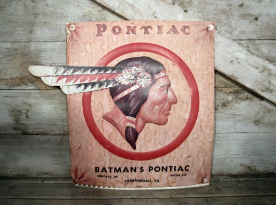 Vintage Batman's Pontiac Calendar Topper