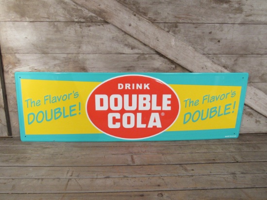 Drink Double Cola Metal Sign USA