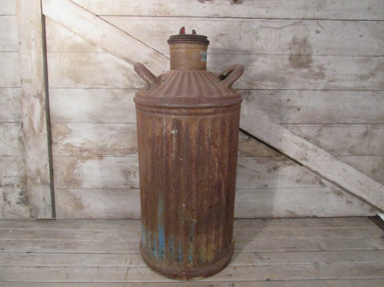 Vintage Galvanized Davis Welding Gas or Oil Can