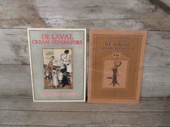 Vintage De Laval Cream Separator Manuals