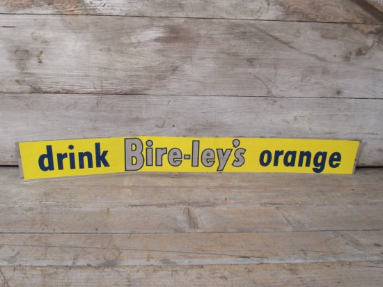 Vintage Drink Bire-ley's Orange Aluminum Sign