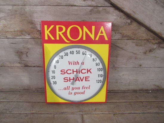 Vintage Krona Chick Shave Thermometer