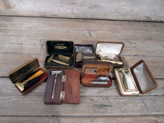 Vintage Body Razor Lot with Cases