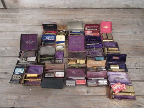 Vintage Body Razor Lot in Cases and Boxes