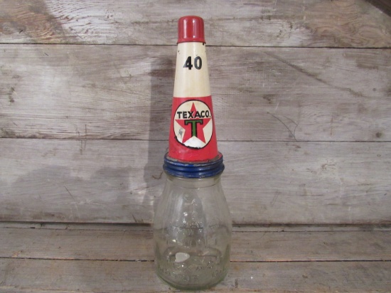 Texaco 1 Pint Oil Bottle