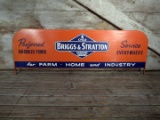 Briggs & Stratton Metal Gasoline Engine Sign