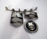 Vintage Kaiser Buffalo Emblems