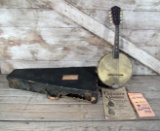Vintage Banjo with Case