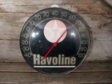 Vintage Havoline Texaco Thermometer