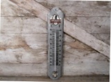 Vintage Metal Old Topper Ale Thermometer