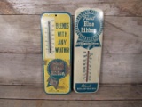 Vintage Pabst Blue Ribbon Thermometers