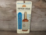 Vintage Seven Star Whiskey Thermometer