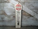 Vintage Wood Quality First Thermometer