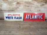 Vintage Atlantic & Atlantic White Flash Glass Panels