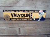 Valvoline Tin Replica Sign