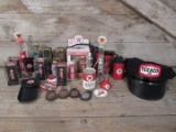 Small Texaco Replica Gas Pumps, Key Chains and Hat