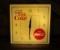 Vintage Lighted Drink Coca Cola Plastic Wall Clock